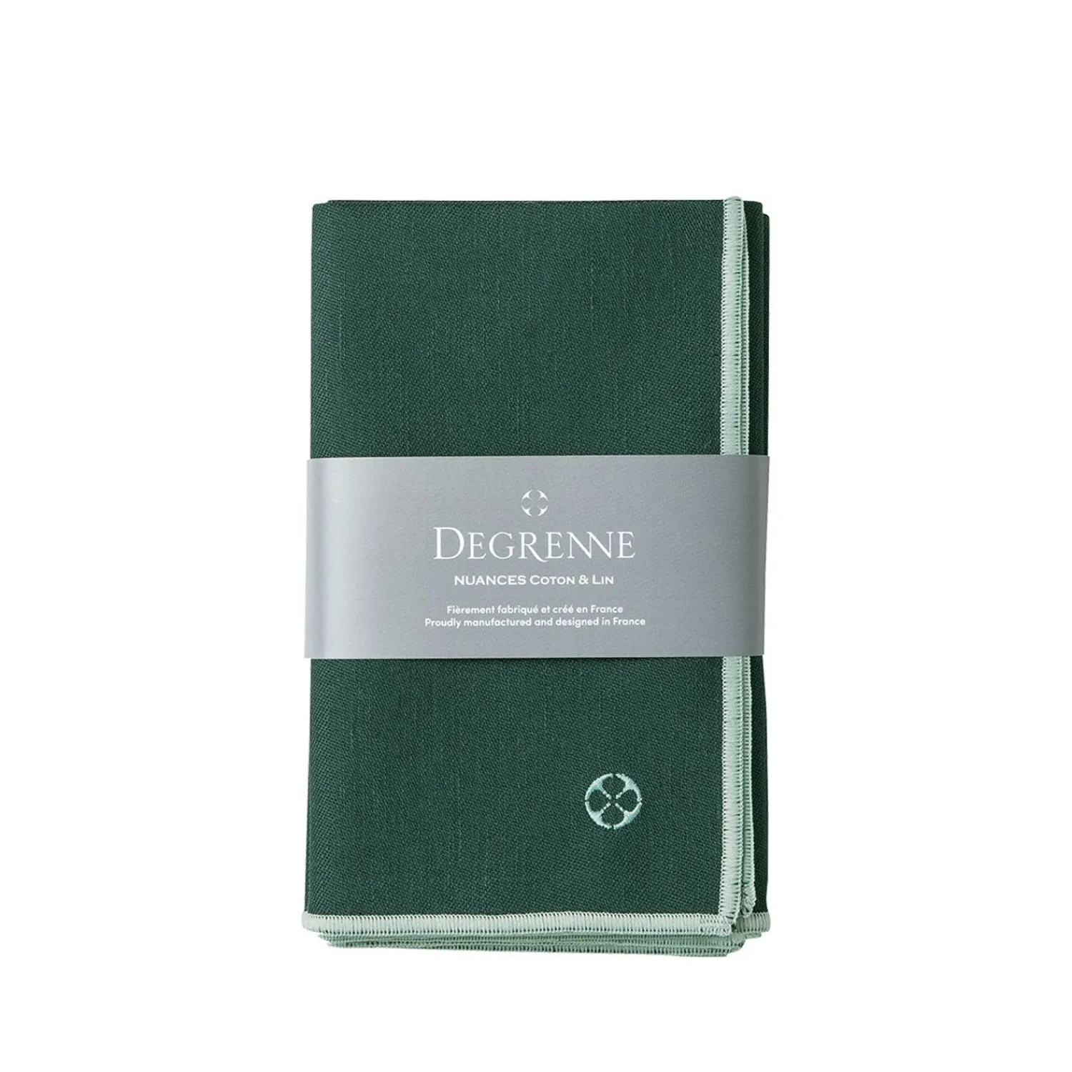 Degrenne Emerald Green Cotton & Linen Shades