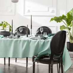 Degrenne Mint Green Cotton & Linen Shades