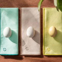 Degrenne Mint Green Cotton & Linen Shades