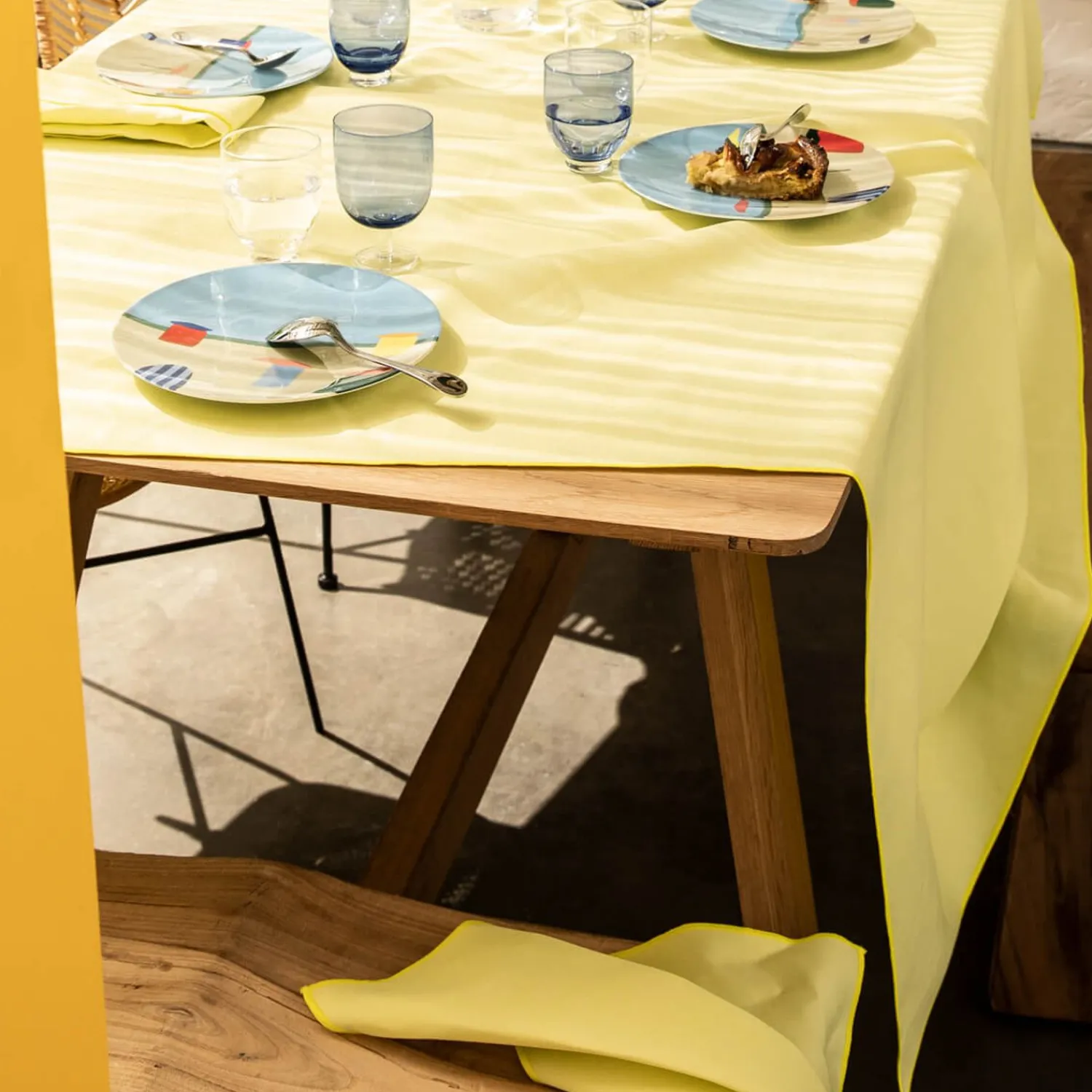 Degrenne Pale Yellow Cotton & Linen Shades