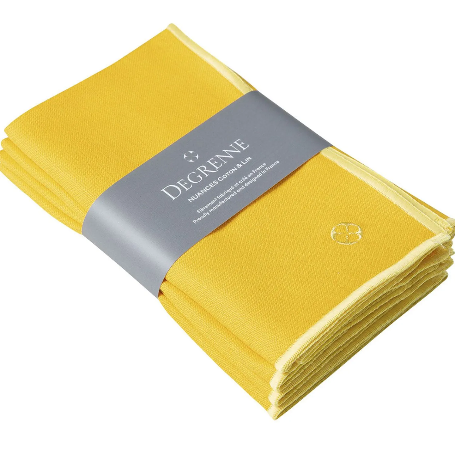 Degrenne Sunflower Yellow Cotton & Linen Shades