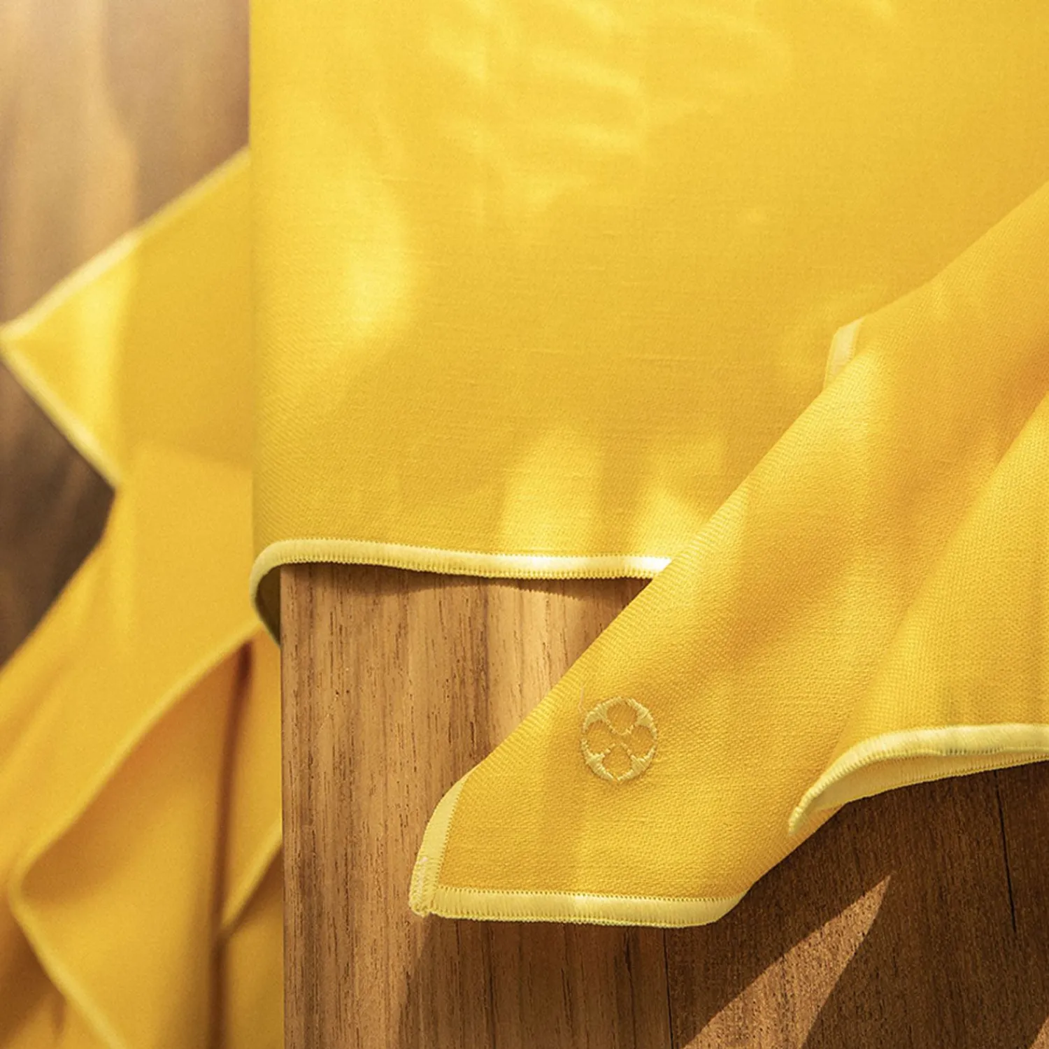 Degrenne Sunflower Yellow Cotton & Linen Shades